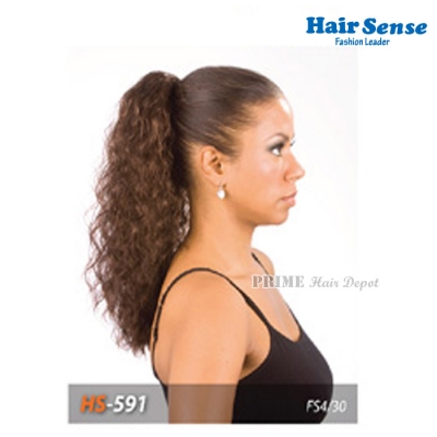 Hair Sense 100% Premium Fiber Drawstring Ponytail - HS-591